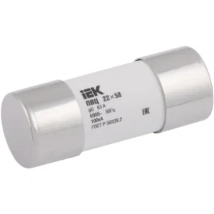 IEK Плавкая вставка цилиндрическая ПВЦ 22х58 gG 80А - CFL22-080 IEK Плавкая вставка цилиндрическая ПВЦ 22х58 gG 80А - CFL22-080