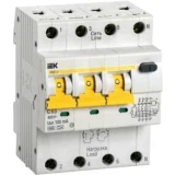 IEK Автоматический выключатель дифференциального тока АВДТ34 C63 100мА
