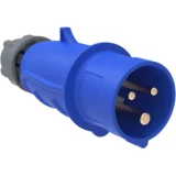 IEK Вилка переносная ССИ-023 32А-6ч/200-250В 2P+PE IP44 MAGNUM