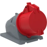 IEK Розетка стационарная ССИ-124 32А-6ч/380-415В 3Р+РЕ IP44 MAGNUM
