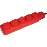 IEK Удлинитель У05В 5 мест с защитными крышками IP44 2P+PE/5м 3х1мм2 16А/250В